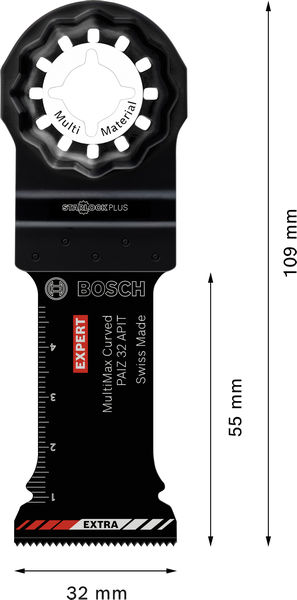 BOSCH EXPERT MultiMax PAIZ 32 APIT Tauchsägeblatt, 32 mm, 10-tlg. BOSCH EXPERT MultiMax PAIZ 32 APIT Tauchsägeblatt, 32 mm, 10-tlg.