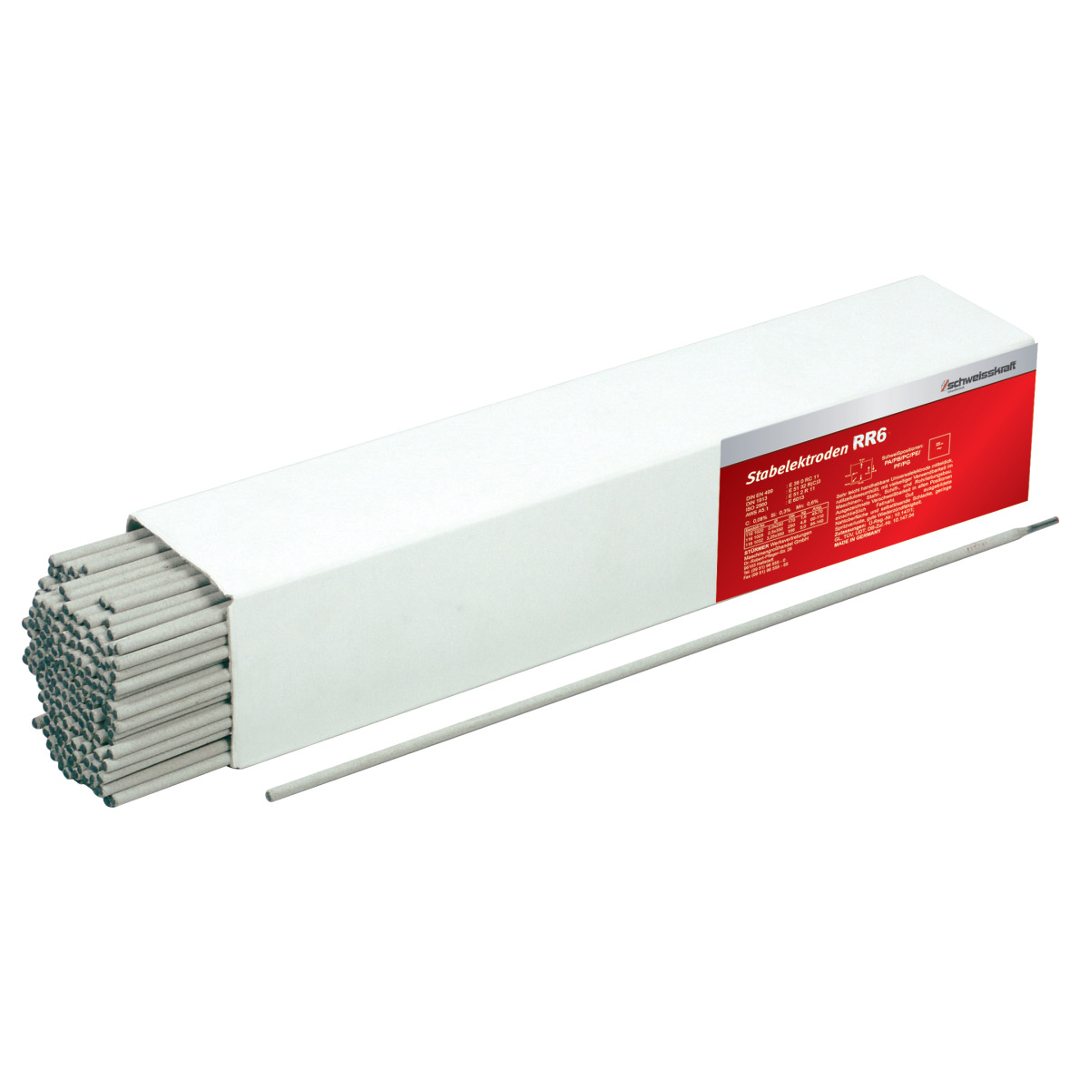 STÜRMER Stabelektrode Schweisskraft RR6 2,5 x 350 mm STÜRMER Stabelektrode Schweisskraft RR6 2,5 x 350 mm