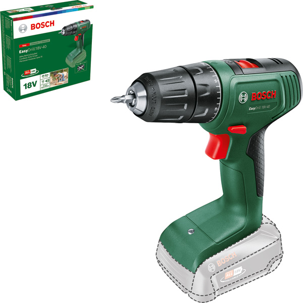 BOSCH Akku-Bohrschrauber EasyDrill 18V-40