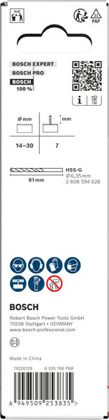 BOSCH Aufsteckhalter und Zentrierbohrer für Lochsäge, 14-30 x 44 mm BOSCH Aufsteckhalter und Zentrierbohrer für Lochsäge, 14-30 x 44 mm