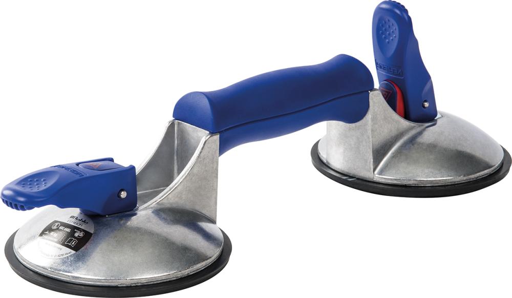 BOHLE Saugheber m.Anzeige 60kg m. 2-Kopf-Alu
