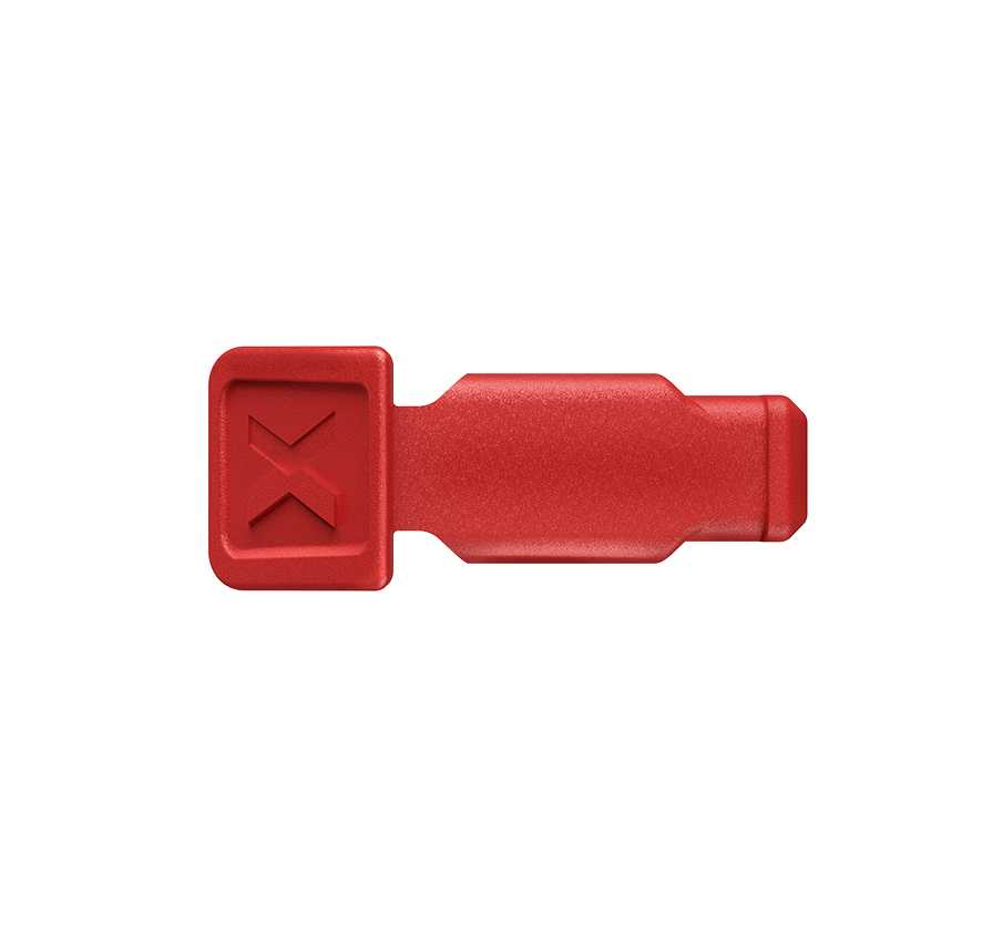 KNIPEX KNIPEX 00 61 10 CR ColorCode Clips rot (10 Stück) 21 mm
