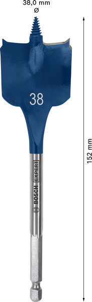BOSCH EXPERT Self Cut Speed Flachfräsbohrer, 38 x 152 mm
