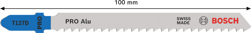 BOSCH PRO Alu T127D Stichsägeblatt, 100 mm, 2-tlg. BOSCH PRO Alu T127D Stichsägeblatt, 100 mm, 2-tlg.
