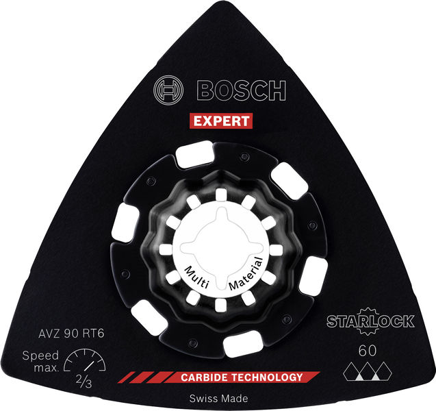 BOSCH EXPERT AVZ 90 RT6 Schleifplatte, 90 mm BOSCH EXPERT AVZ 90 RT6 Schleifplatte, 90 mm