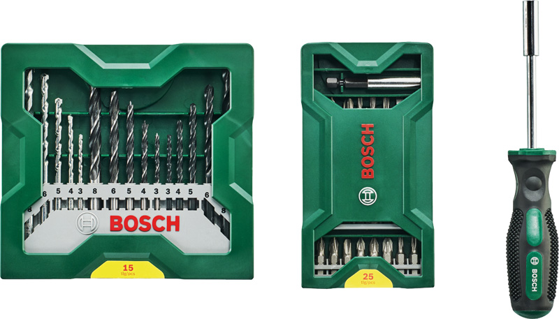 BOSCH 25+15+1 Mini-X-Line Sets plus Griff BOSCH 25+15+1 Mini-X-Line Sets plus Griff