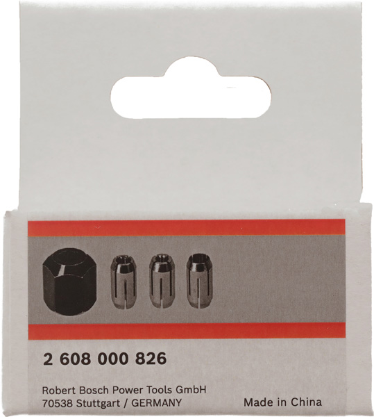 BOSCH Spannhülsen-Set, 1/4, 1/8, 5/32 Zoll