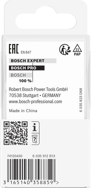BOSCH PRO Abrundfräser, L 1/4", Schaft 1/4"