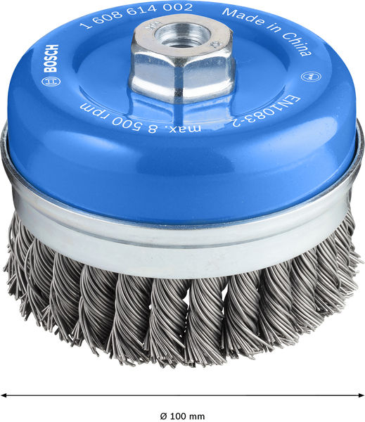 BOSCH PRO Metal heavy Topfbürste, 100 x 0,8 mm, Gewinde