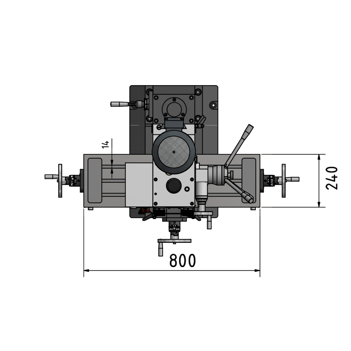 STÜRMER Präzisions-Bohr-Fräsmaschine Optimum OPTImill MB 4D STÜRMER Präzisions-Bohr-Fräsmaschine Optimum OPTImill MB 4D