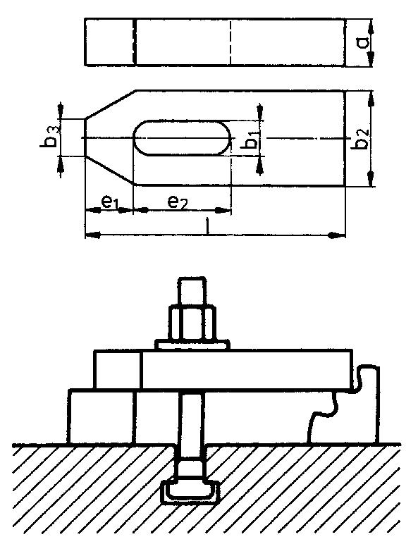 AMF Spanneisen DIN6314 6,6x50mm AMF