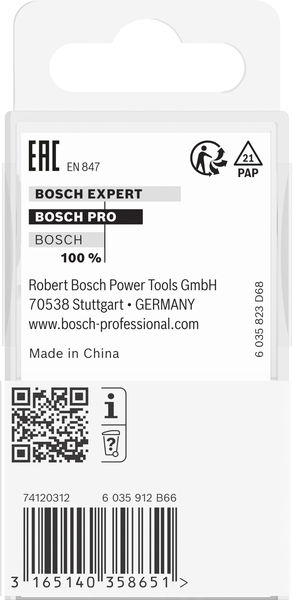 BOSCH PRO Nutfräser, L 6", Schaft 3 mm BOSCH PRO Nutfräser, L 6", Schaft 3 mm