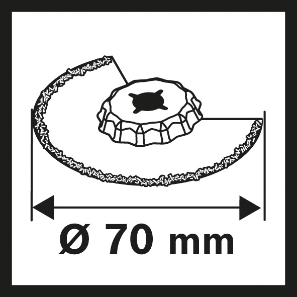 BOSCH Carbide-RIFF Schmalschnitt-Segmentsägeblatt ACZ 70 RT5, 70 mm, 10er-Pack BOSCH Carbide-RIFF Schmalschnitt-Segmentsägeblatt ACZ 70 RT5, 70 mm, 10er-Pack