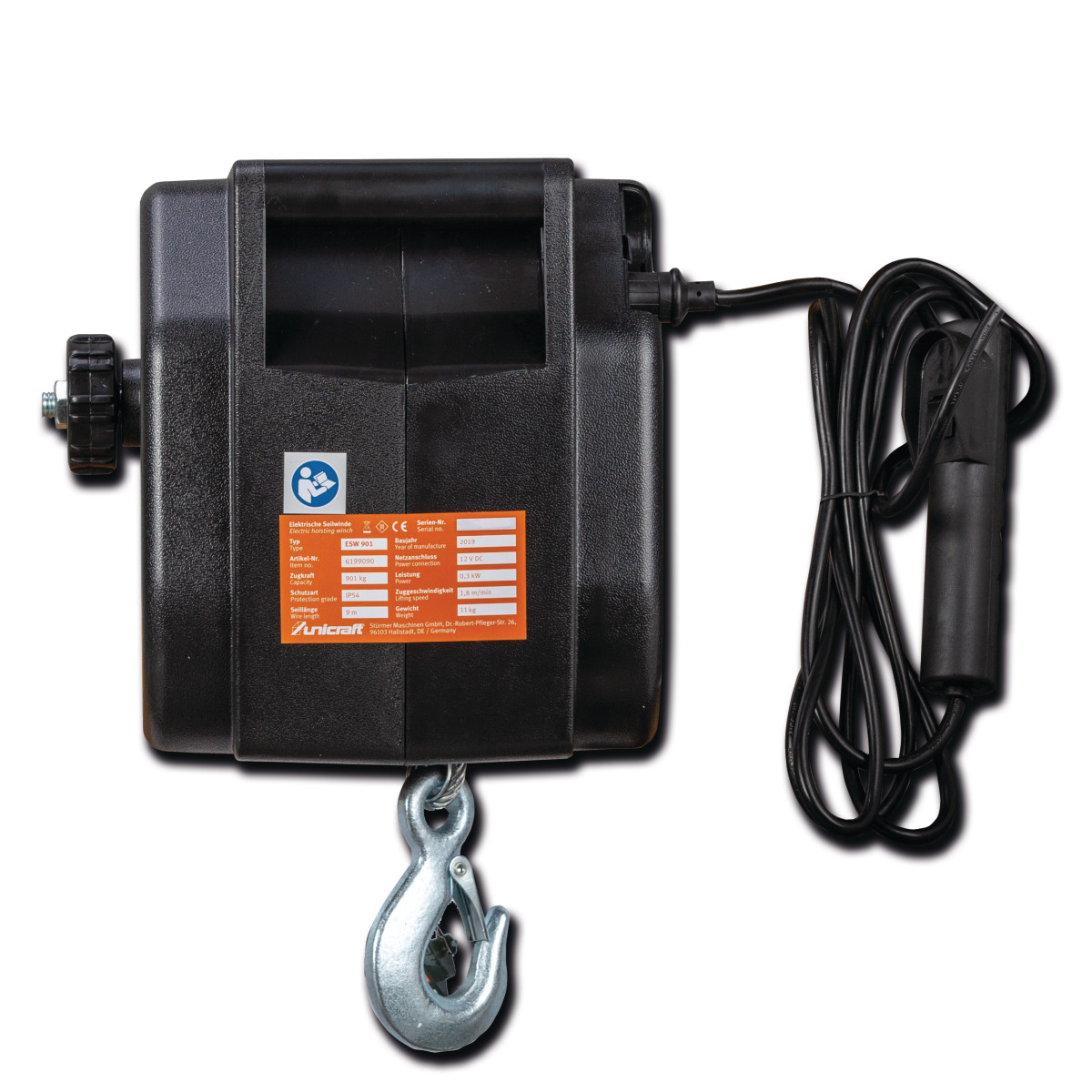 STÜRMER Elektroseilwinde Unicraft ESW 901 STÜRMER Elektroseilwinde Unicraft ESW 901