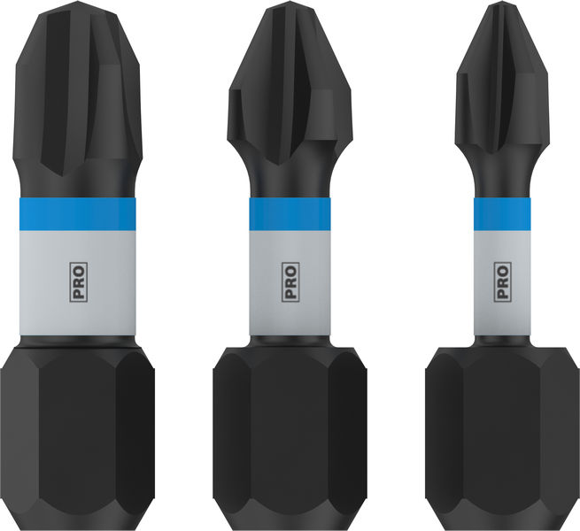 BOSCH PRO PH Impact Bit Set, 25 mm, 3-tlg BOSCH PRO PH Impact Bit Set, 25 mm, 3-tlg