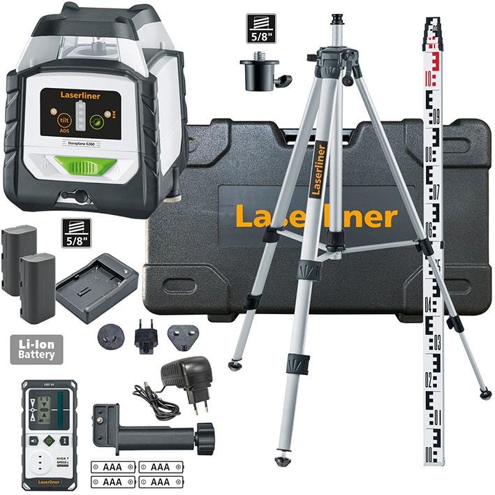 LASERLINER Rotationslaser Duraplane G360 Set 175cm LASERLINER Rotationslaser Duraplane G360 Set 175cm