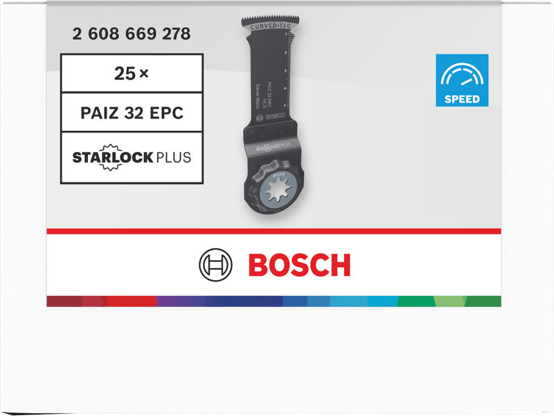 BOSCH PAIZ 32 EPC Holz Tauchsägeblatt, Starlock, 32 x 60 mm, TU25 BOSCH PAIZ 32 EPC Holz Tauchsägeblatt, Starlock, 32 x 60 mm, TU25