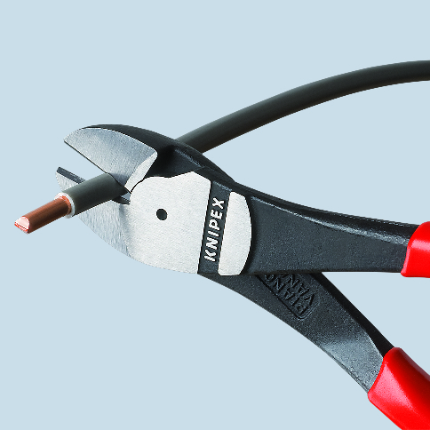 KNIPEX KNIPEX 74 22 250 Kraft-Seitenschneider 250 mm schwarz atramentiert mit Mehrkomponenten-Hüllen poliert KNIPEX KNIPEX 74 22 250 Kraft-Seitenschneider 250 mm schwarz atramentiert mit Mehrkomponenten-Hüllen poliert