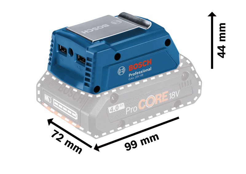 BOSCH Ladegerät GAA 18V-48 im Karton