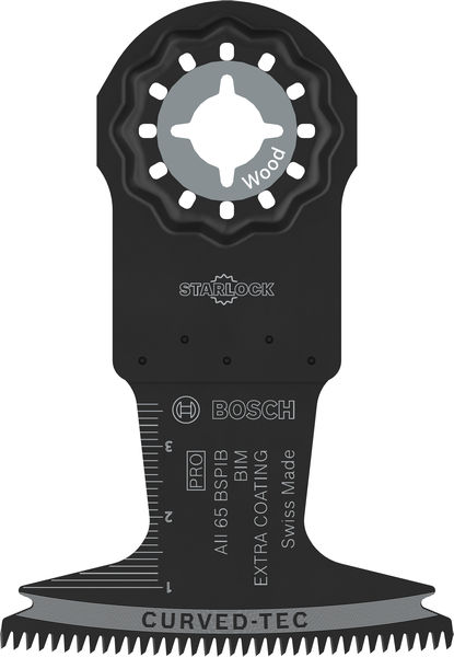 BOSCH PRO AII 65 BSPIB Blatt für Multifunktionswerkzeuge, 65 x 40 mm, 10-tlg.