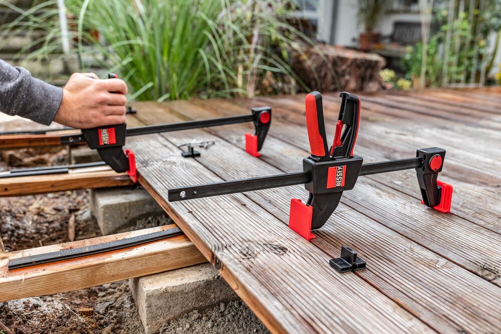 BESSEY Montageset für Terrassendielen EZ-TD