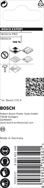BOSCH EXPERT CYL-9 Multi Construction Bohrer, 7x200x250 mm BOSCH EXPERT CYL-9 Multi Construction Bohrer, 7x200x250 mm