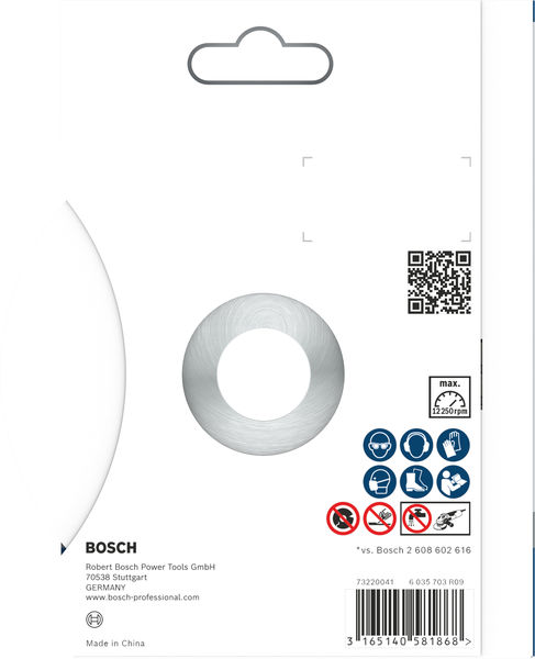 BOSCH PRO Abrasive Diamanttrennscheibe, 125 x 22,23 mm