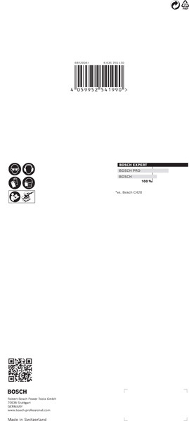 BOSCH EXPERT C470 Schleifblatt, 115x230mm, K60, 14 Löcher, 10-tlg. BOSCH EXPERT C470 Schleifblatt, 115x230mm, K60, 14 Löcher, 10-tlg.