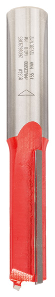 BOSCH Nutfräser Expert for Wood, Carbide, 12 mm, D1 12 mm, L 38,1 mm, G 80 mm