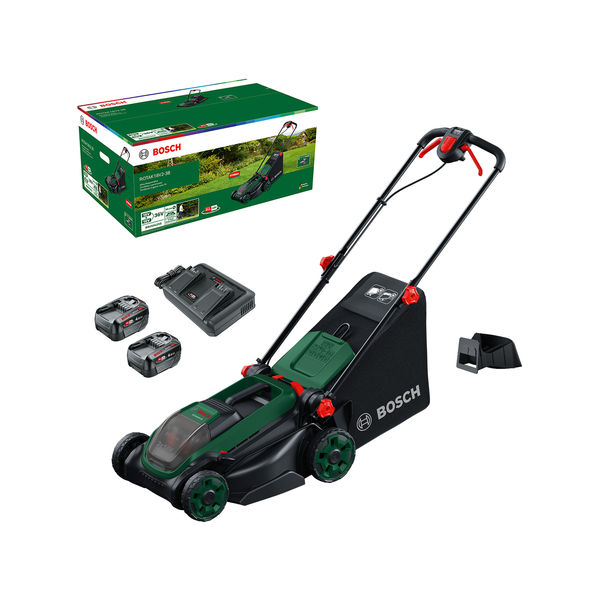 BOSCH Akku-Rasenmäher ROTAK18V2-38, 2x Akku PBA 18V 4.0Ah BOSCH Akku-Rasenmäher ROTAK18V2-38, 2x Akku PBA 18V 4.0Ah