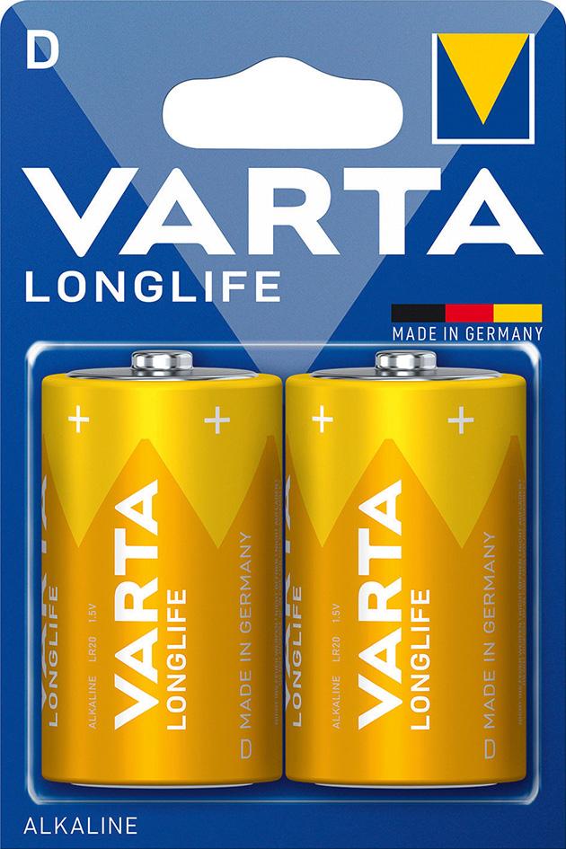 VARTA VARTA Longlife Extra Mono/D/LR20 4er Folie, 1,5V
