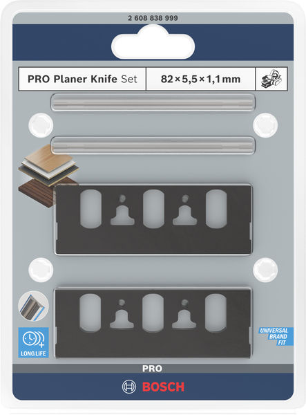 BOSCH PRO Hobelmesser-Set, 4-tlg BOSCH PRO Hobelmesser-Set, 4-tlg