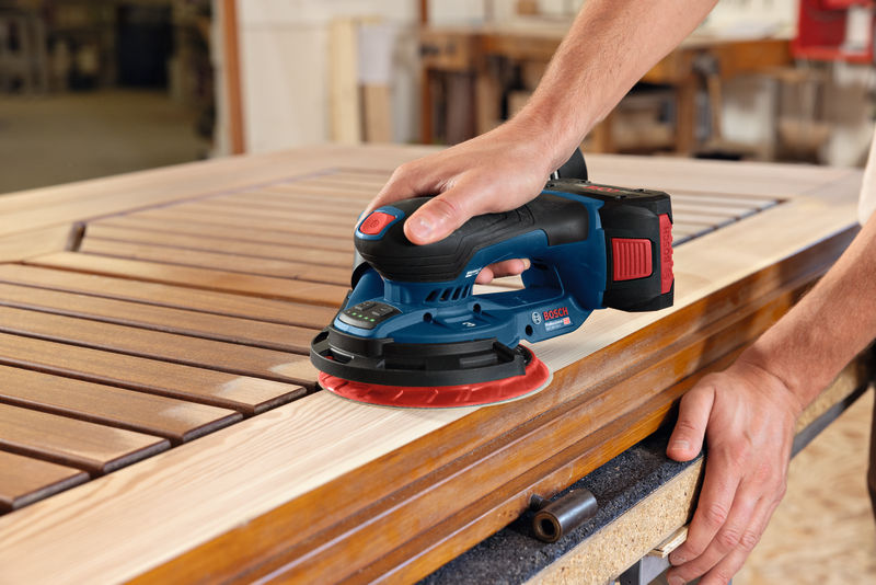 BOSCH Akku-Exzenterschleifer GEX 18V-150-3, L-BOXX 162 BOSCH Akku-Exzenterschleifer GEX 18V-150-3, L-BOXX 162