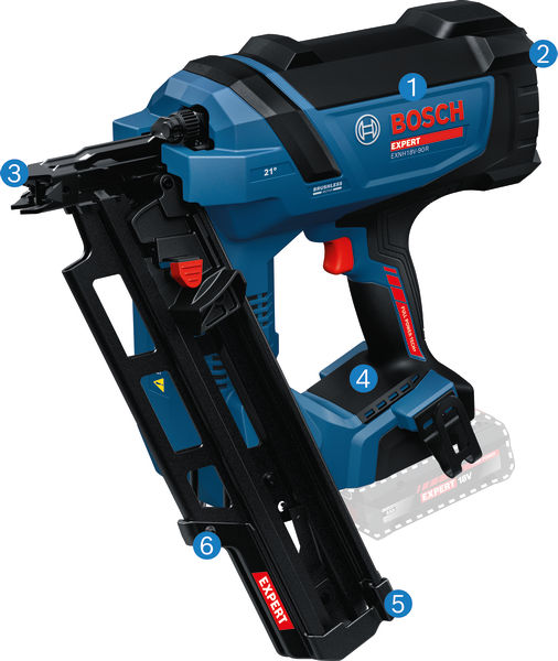 BOSCH Akku-Holznagler EXNH18V-90R in XL-BOXX BOSCH Akku-Holznagler EXNH18V-90R in XL-BOXX