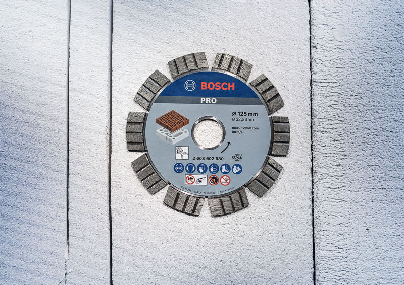 BOSCH PRO Abrasive Diamanttrennscheibe, 125 x 22,23 mm
