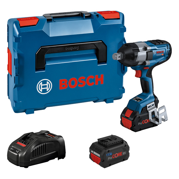 BOSCH Akku-Drehschlagschrauber GDS 18V-1050 H in L-BOXX, 2x 8,0Ah ProCORE Akkupack