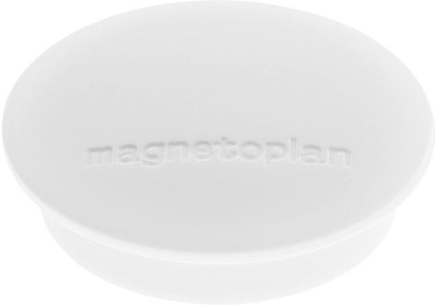 MAGNETOPLAN Magnet D34mm VE10 Haftkraft 1300 g weiss MAGNETOPLAN Magnet D34mm VE10 Haftkraft 1300 g weiss
