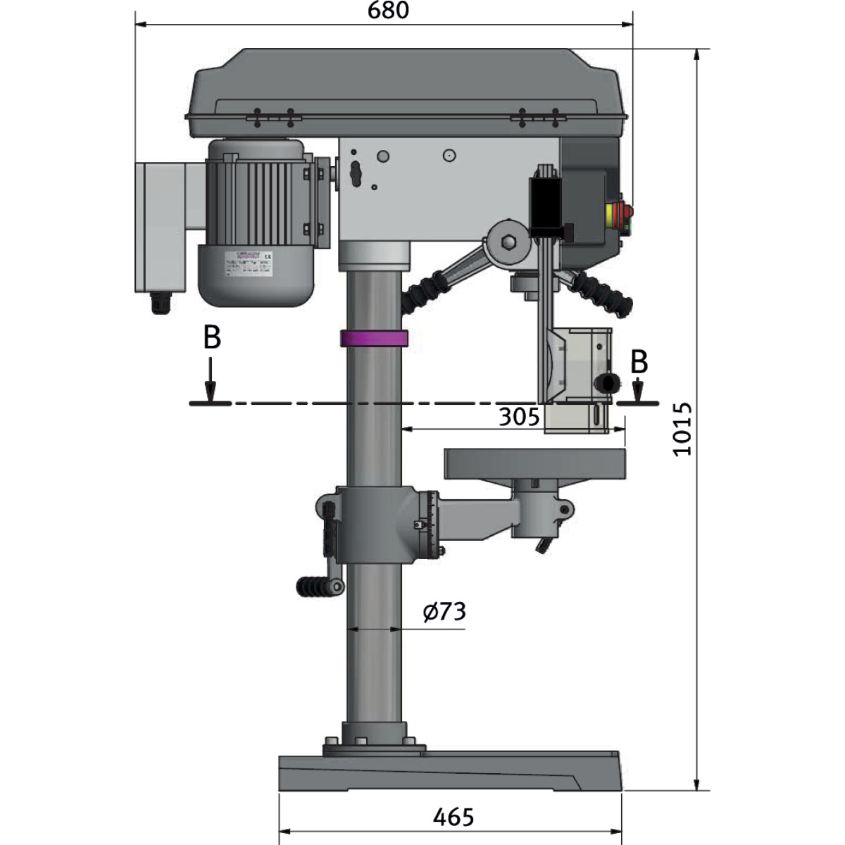 OPTIMUM Tischbohrmaschine OPTIdrill D 23Pro (400 V) OPTIMUM Tischbohrmaschine OPTIdrill D 23Pro (400 V)