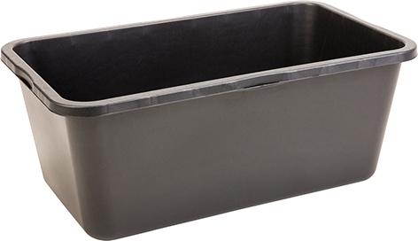 N.A. Mörtelkasten 90L schwarz eckig, L-Skala