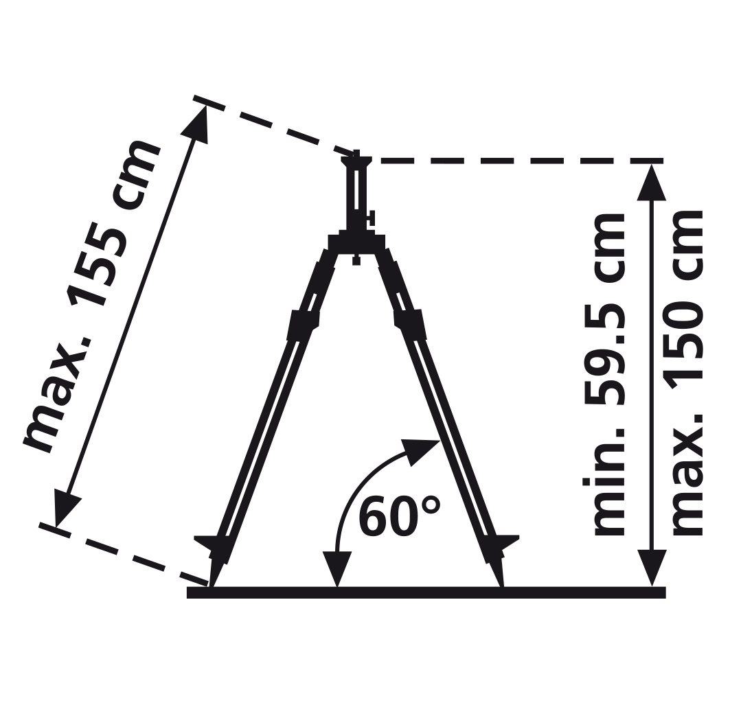 LASERLINER FixPod 155 cm