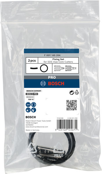 BOSCH PRO Befestigungsset für SDS max Bohrkrone, 5 x 25 mm, 2-tlg.