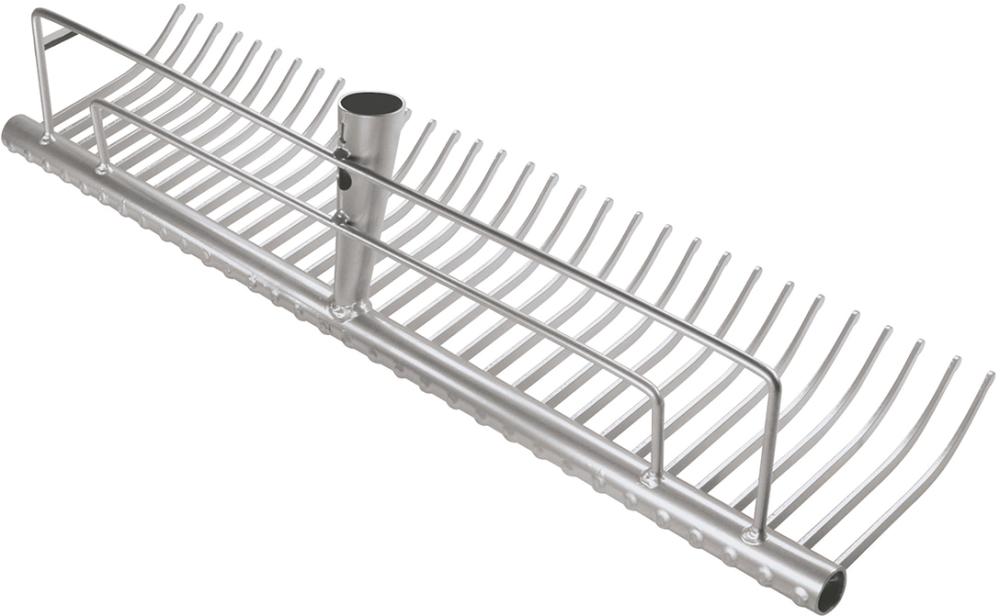 IDEAL Rasenrechen 32 Zinken Arbeitsbreite 600 mm