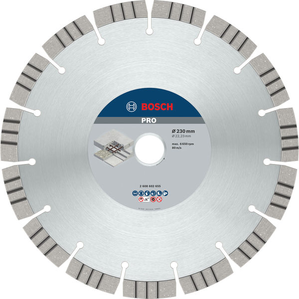 BOSCH Diamanttrennscheibe Best for Concrete