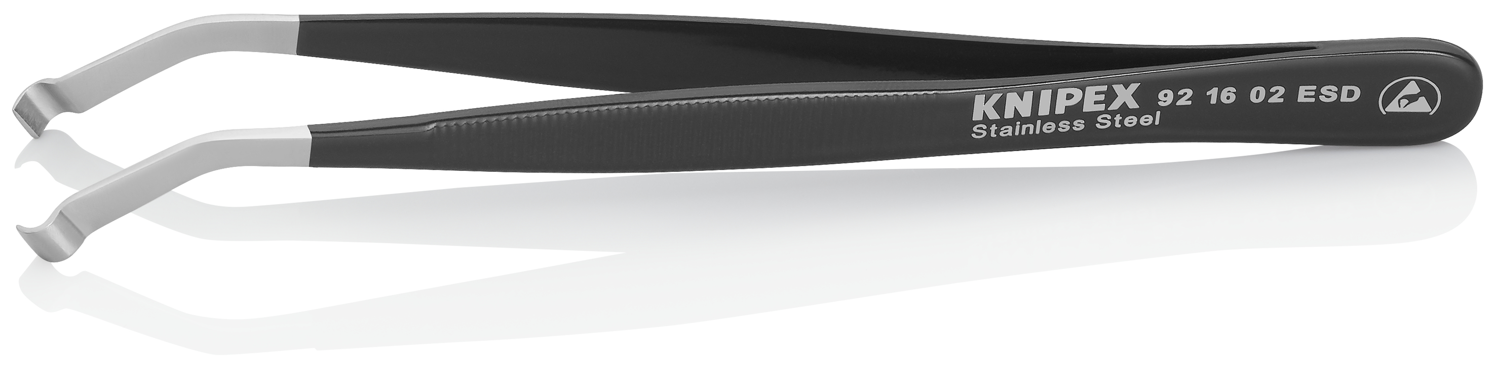 KNIPEX KNIPEX 92 16 02 ESD Positionierpinzette ESD 120 mm Glatt