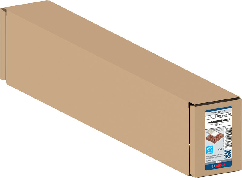 BOSCH PRO SDS plus-4C Spitzmeißel-Set, 250 mm, 10-tlg. BOSCH PRO SDS plus-4C Spitzmeißel-Set, 250 mm, 10-tlg.