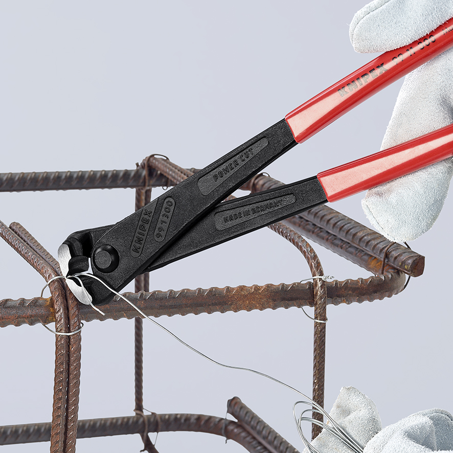 KNIPEX KNIPEX 99 11 300 Kraft-Monierzange hochübersetzt 300 mm schwarz atramentiert mit Kunststoff überzogen poliert