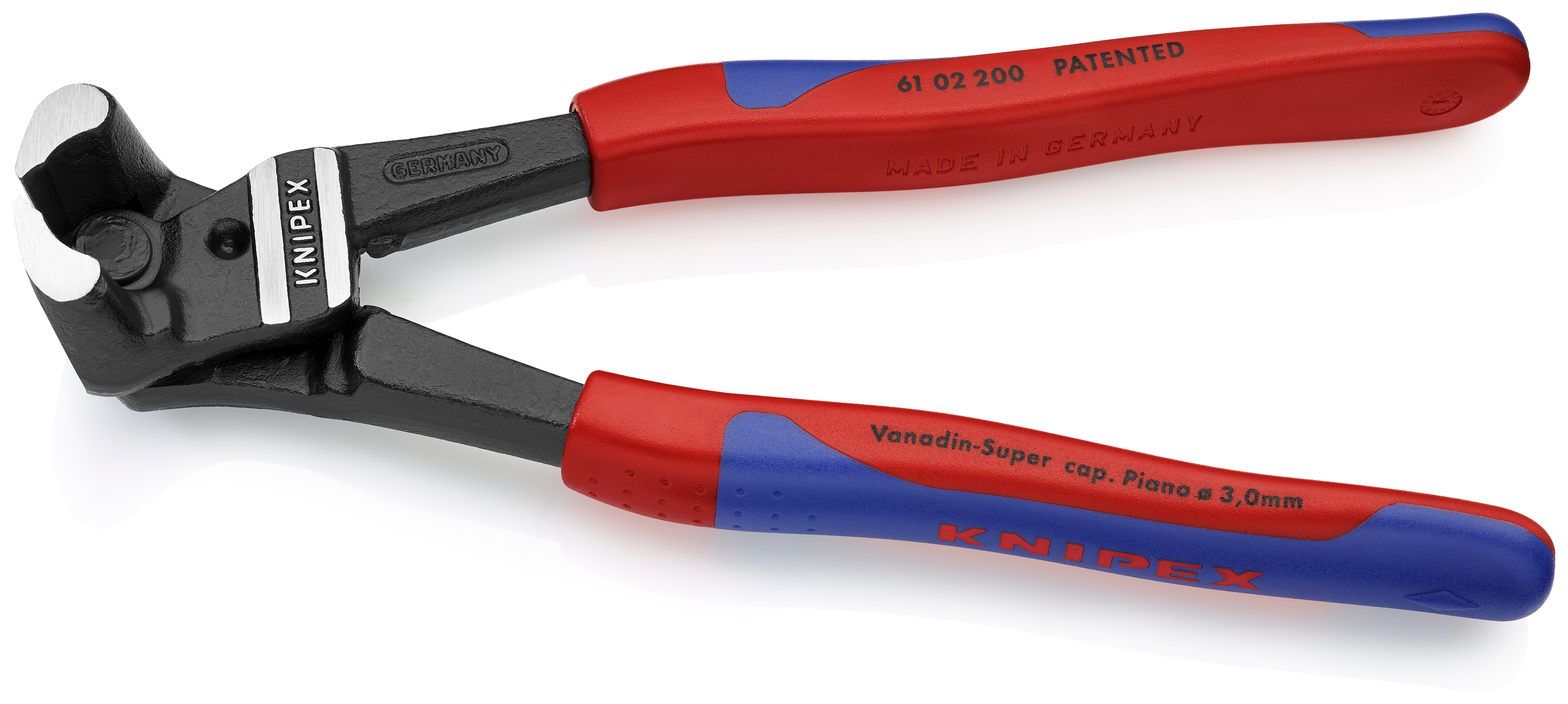 KNIPEX KNIPEX 61 02 200 Bolzen-Vornschneider hochübersetzt 200 mm schwarz atramentiert mit Kunststoff überzogen poliert KNIPEX KNIPEX 61 02 200 Bolzen-Vornschneider hochübersetzt 200 mm schwarz atramentiert mit Kunststoff überzogen poliert
