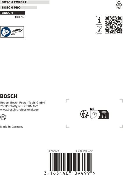 BOSCH Schleifplatte BOSCH Schleifplatte
