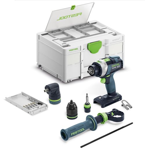 FESTOOL Akku-Schlagbohrschrauber QUADRIVE TPC 18/4-Basic-Set