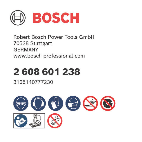 BOSCH PRO Metal Trennscheibe, 355 x 2.8 x 25.4 mm, gerade BOSCH PRO Metal Trennscheibe, 355 x 2.8 x 25.4 mm, gerade